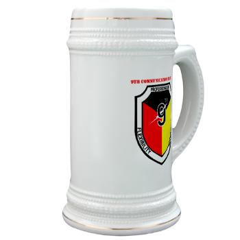9CB - M01 - 03 - 9th Communication Battalion with Text - Stein
